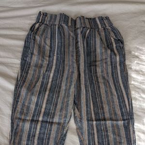 Striped Flowy Pants